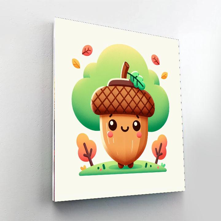 Adventurous Acorn Paint By Numbers