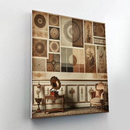Vintage Elegance Reimagined Number Painting