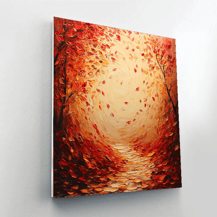 Pierre-Auguste Renoir Inspired Ethereal Autumn Leaves  Paint By Numbers Art
