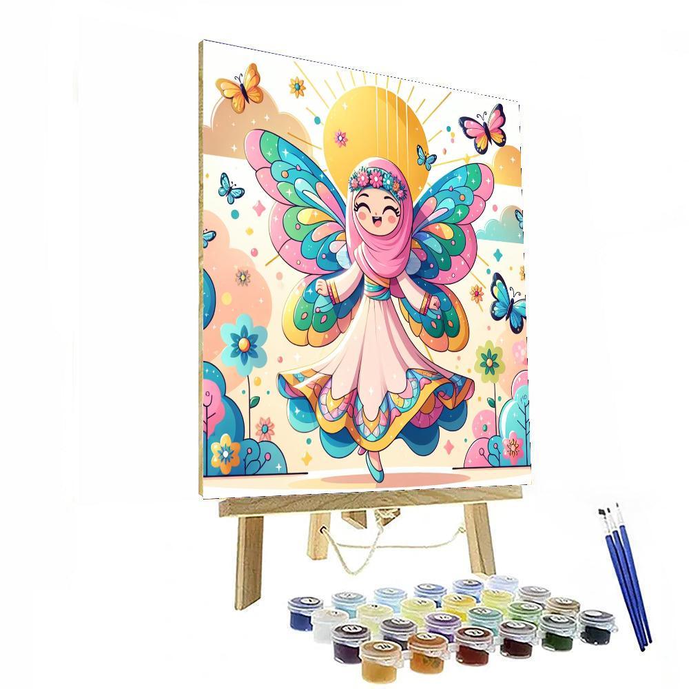 Charming Flower Fairy Paint By Numbers Kits