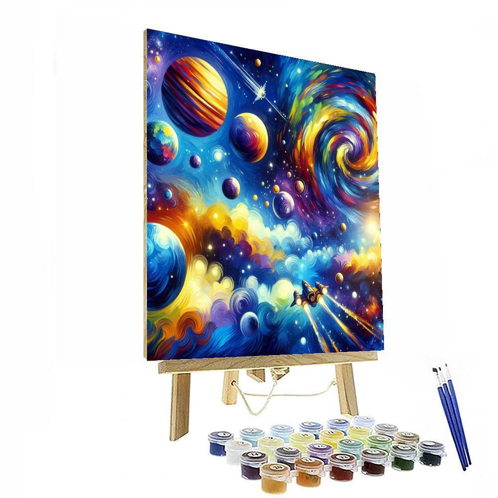 Inspiring Space Odyssey Paint By Color