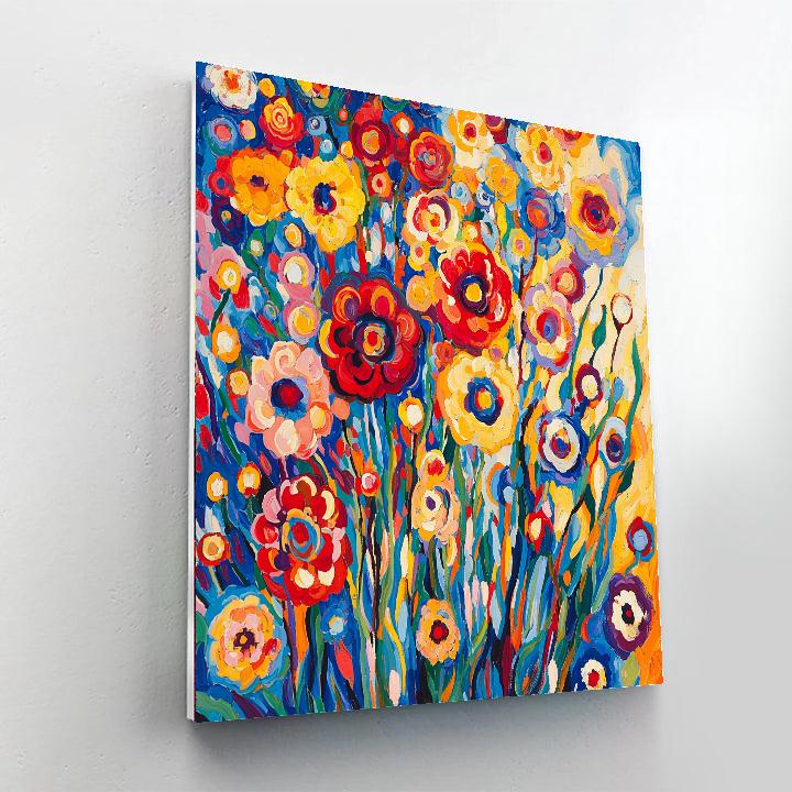 Wassily Kandinsky Inspired Joyful Abstract Blooms  Paint By Numbers Kits