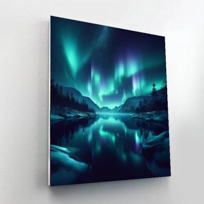 Ethereal Nordic Nights Paint By Number