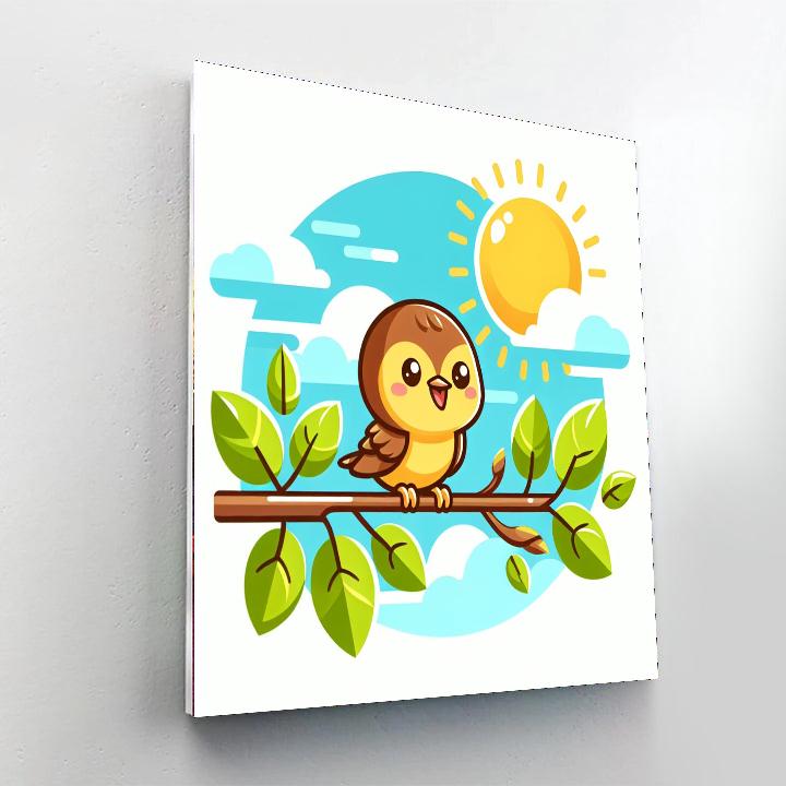 Sunny Sparrow DIY Paint By Numbers