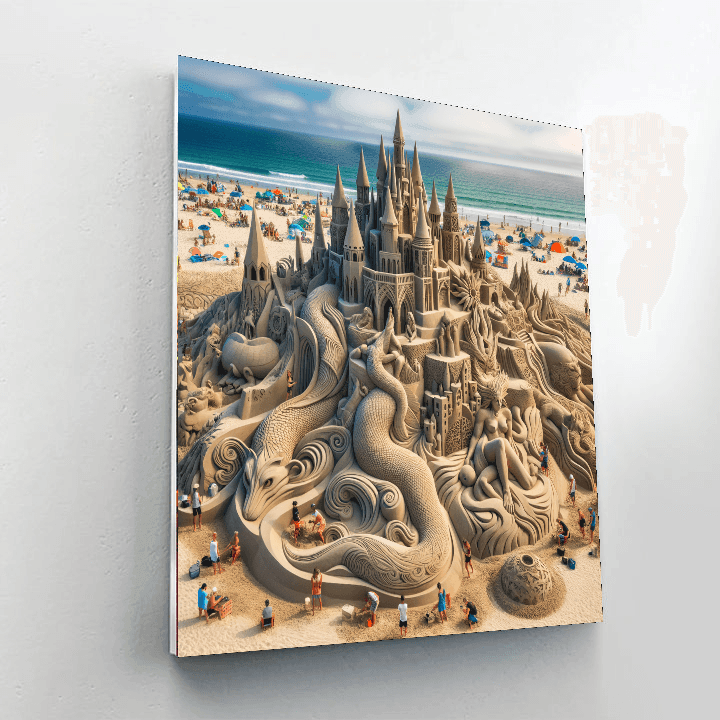 International Sand Sculpting Festival - Usa Painting By Numbers Kit