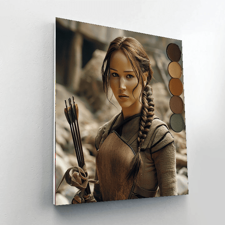 Jennifer Lawrence: The Resilient Spirit Of Katniss Paint By Numbers