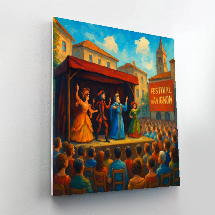 International Festival Of Theatre Painting By Numbers Kit