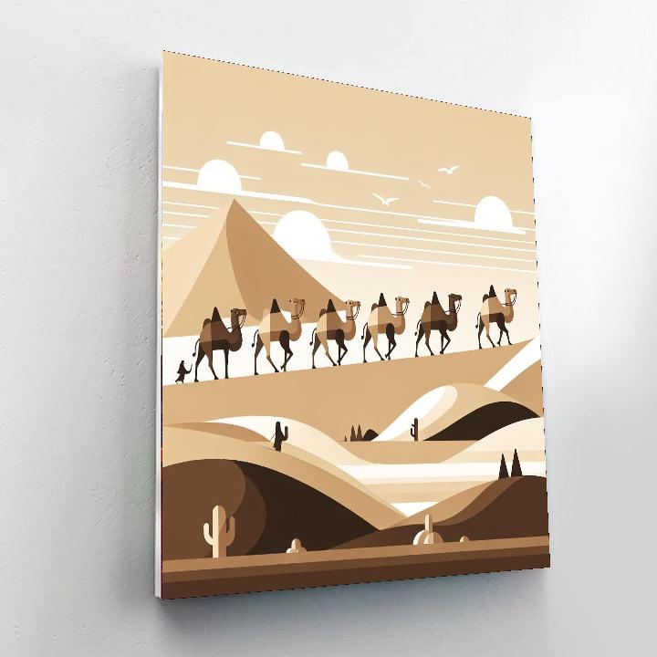 Curious Camels Paint By Numbers Kits