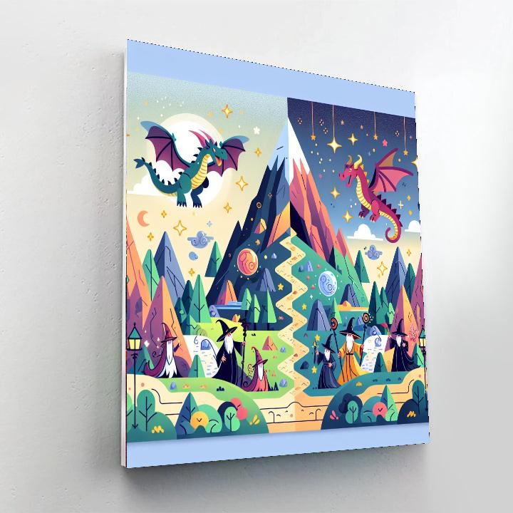 Magic Mountain Numbered Painting Kits