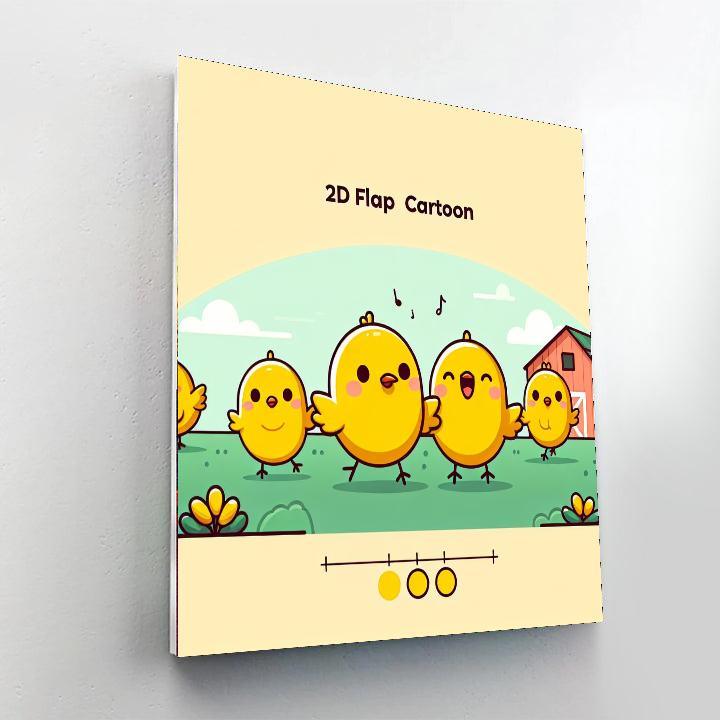 Chirpy Chick Celebration Paint By Numbers Kits