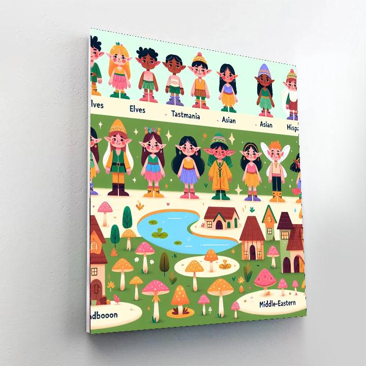 Enchanted Enclave Escape Painting By Numbers Kit