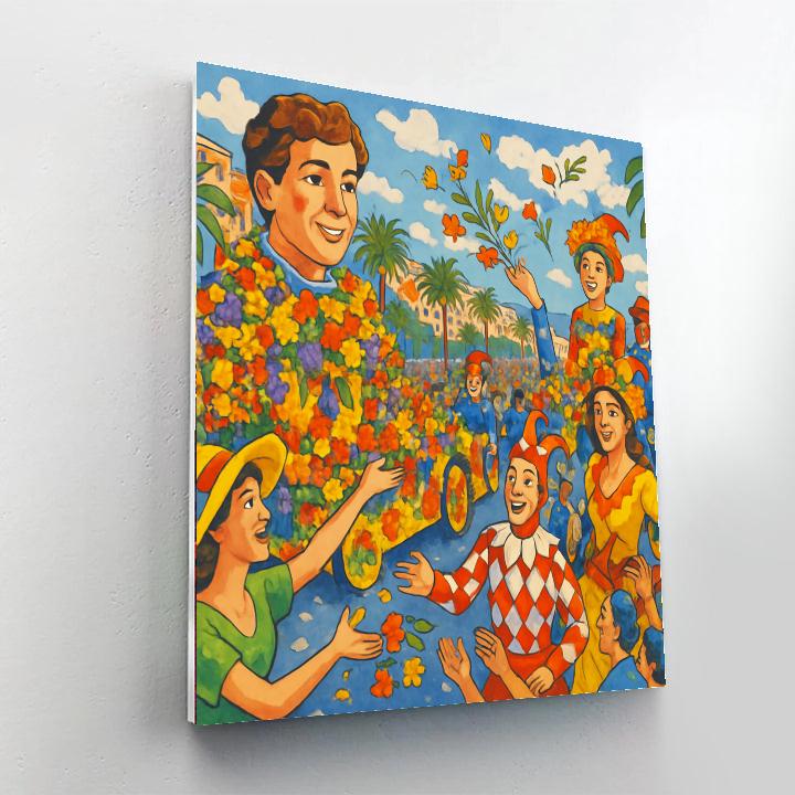 Carnival De Nice - France Painting By Numbers Kit