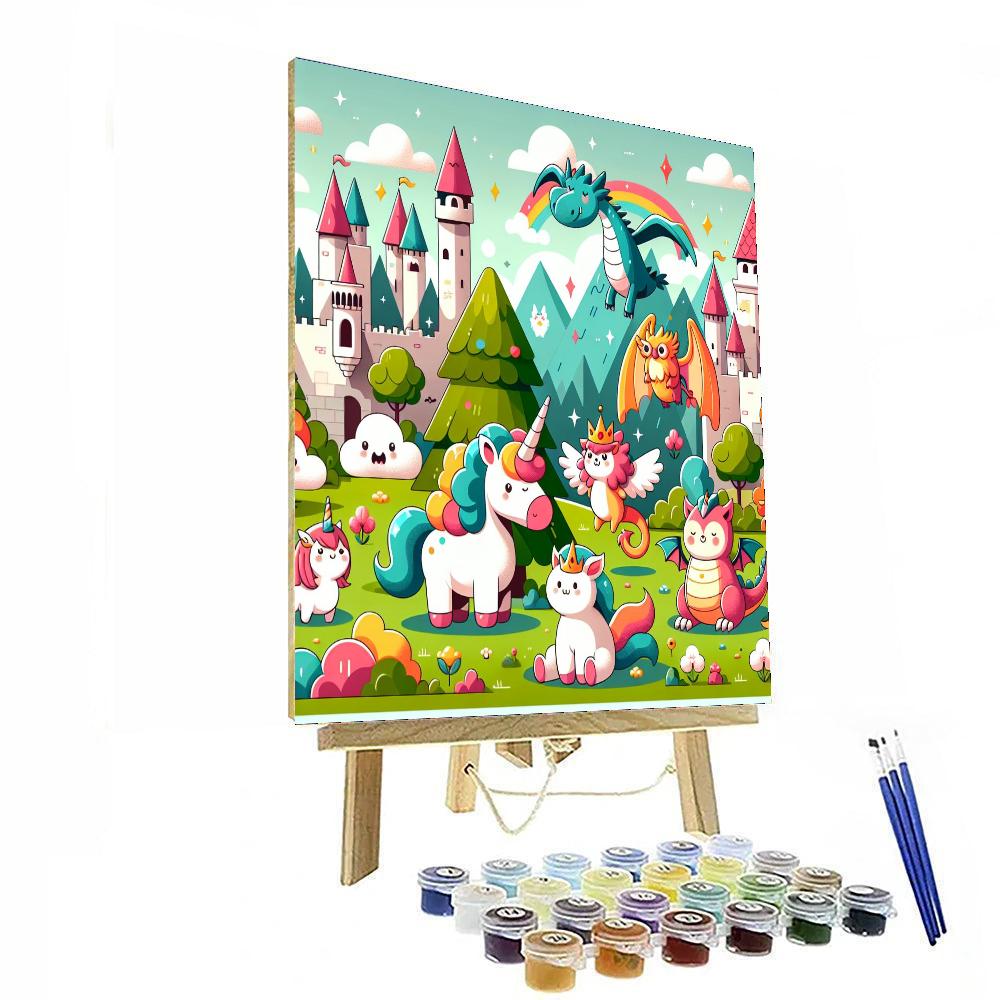 Mythical Kingdom Painting By Numbers Kit