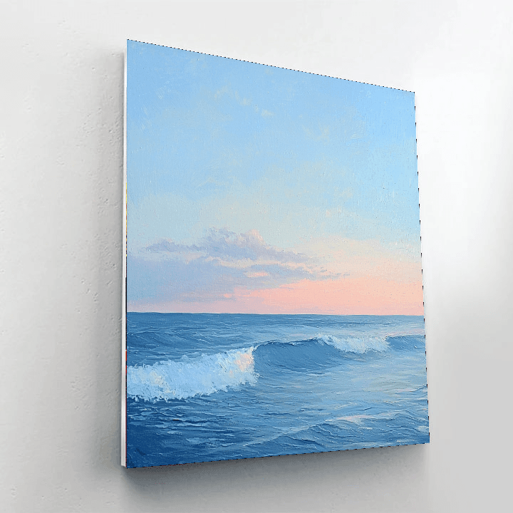 J.M.W. Turner Inspired Romantic Ocean Twilight  Paint By Number