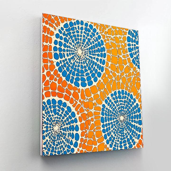 Yayoi Kusama Inspired Infinity Webs  Paint By Number