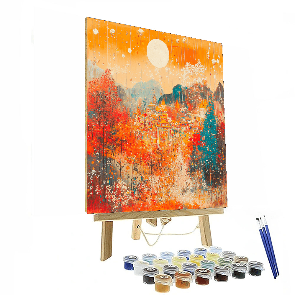 Impressionist Artists Inspired Harvest Moon Festival  Paint By Number