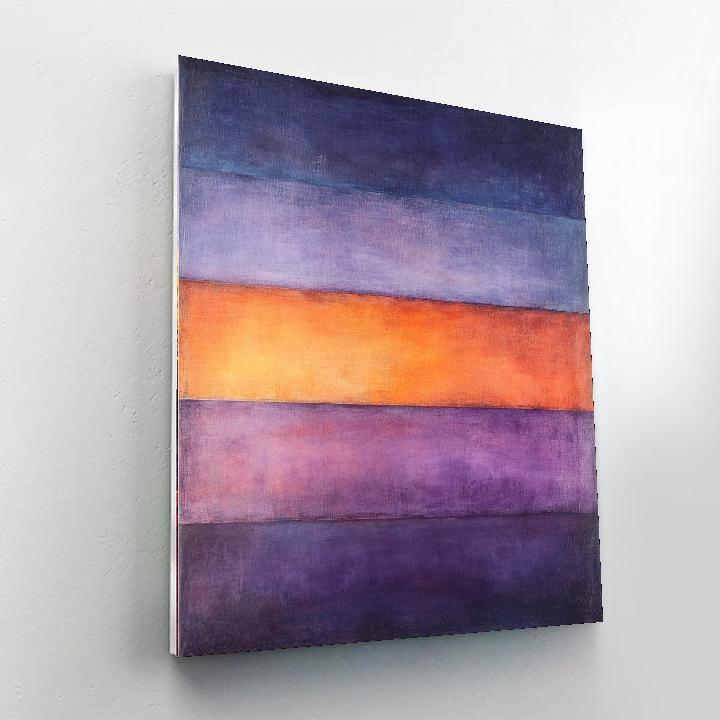 Paul Cézanne Inspired Radiant Twilight  Paint By Color