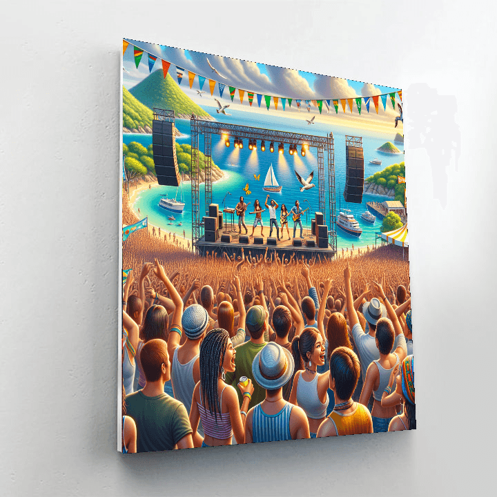 Isle Of Wight Festival Paint By Color