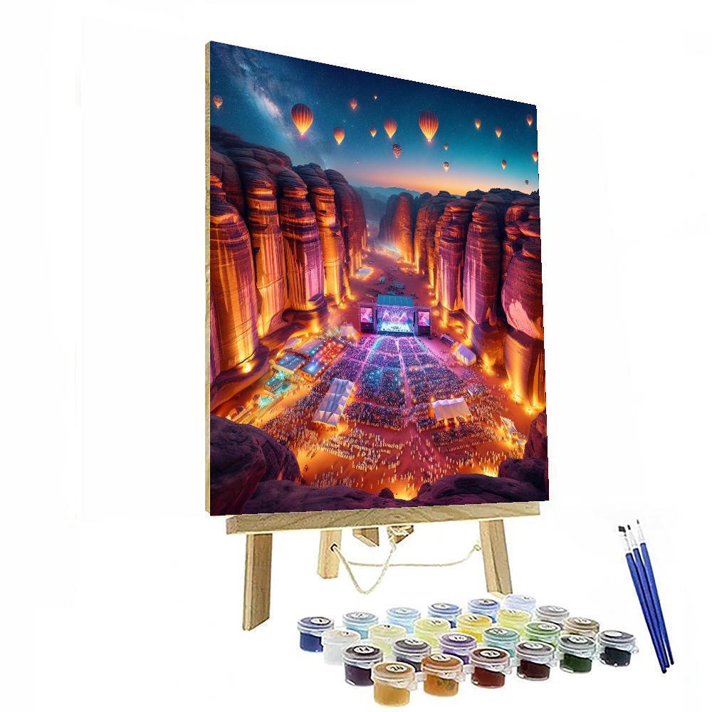 Al Ula Winter At Tantora Festival - Saudi Arabia DIY Paint By Numbers