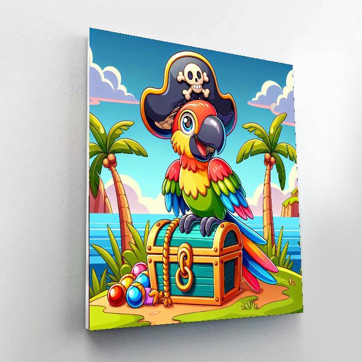 Pirate Parrot Quest Numbered Painting Kits