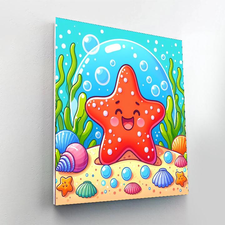 Happy Starfish Paint By Numbers Kits