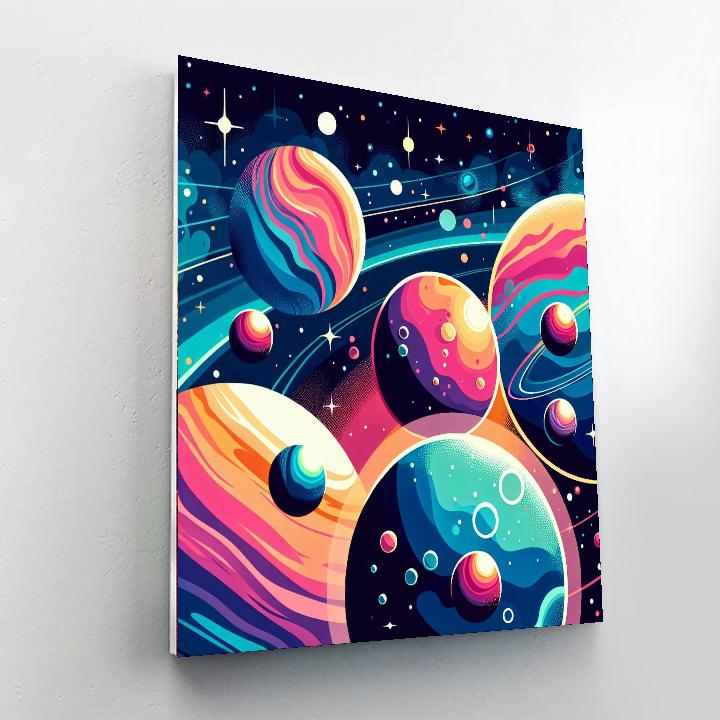 Majestic Moons Numbered Painting Kits
