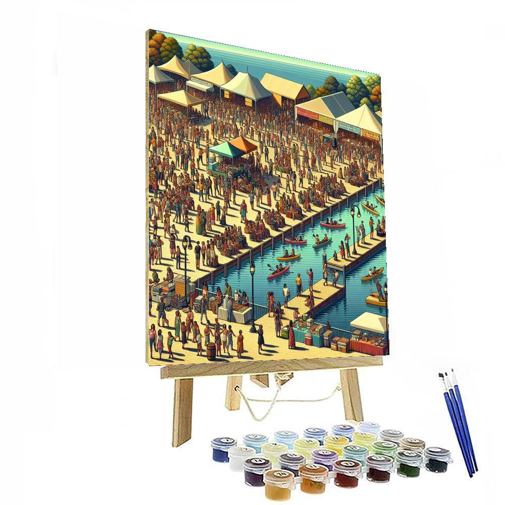 Kingston Waterfront Festival Paint By Numbers Art