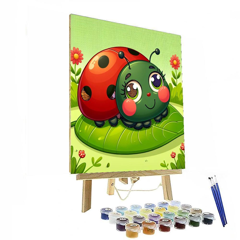 Lovable Ladybug DIY Paint By Numbers