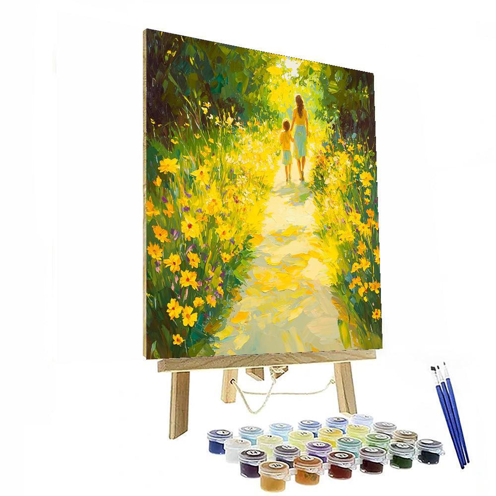 Vibrant Paths Number Painting