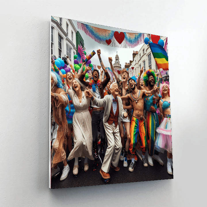 Brighton Pride DIY Paint By Numbers