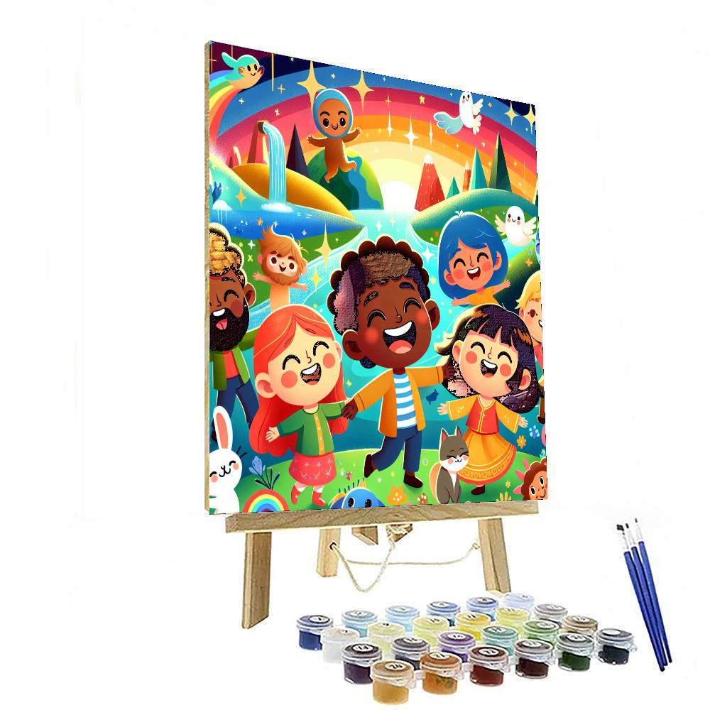 The Great Adventure With Friends DIY Paint By Numbers