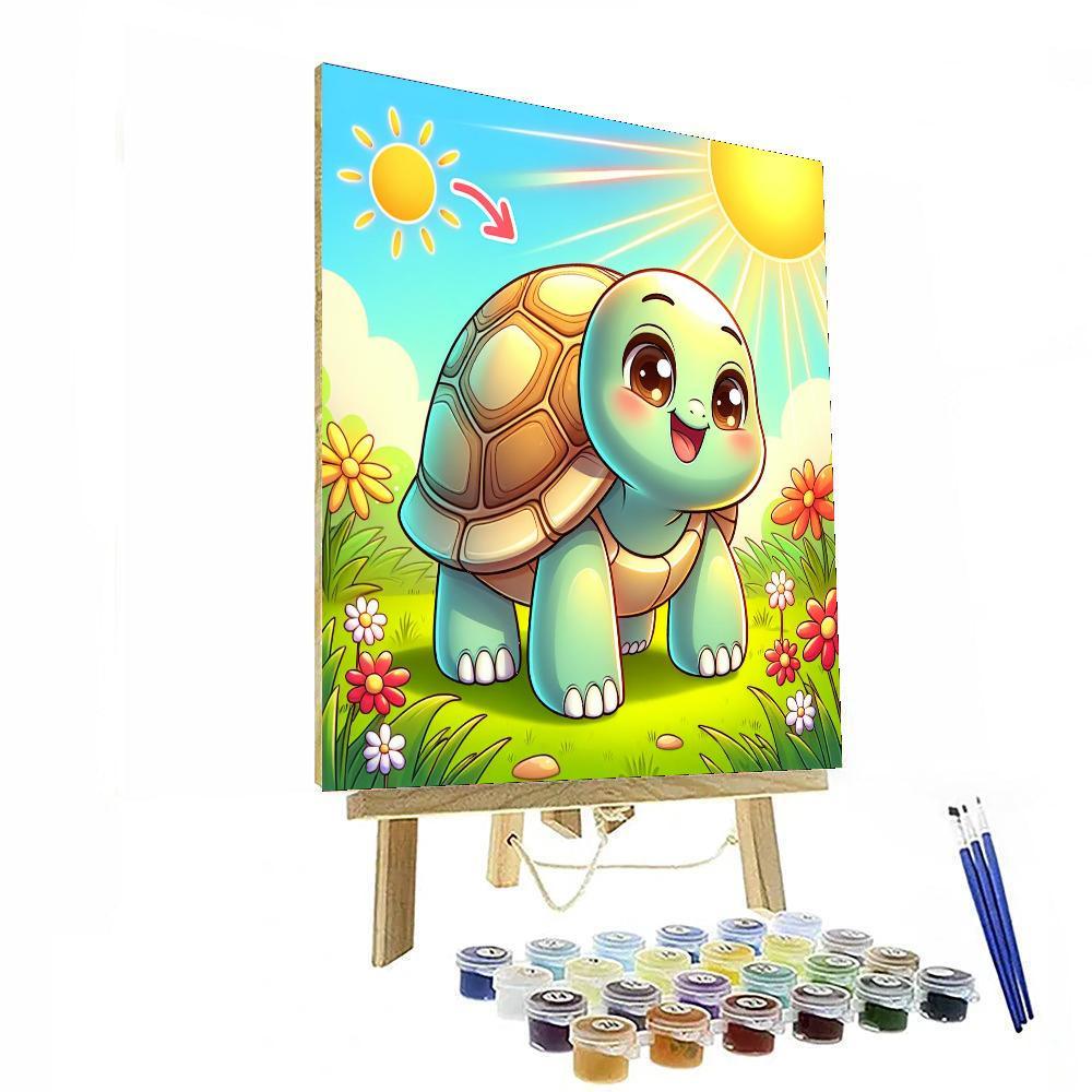 Bubbly Tortoise Paint By Color