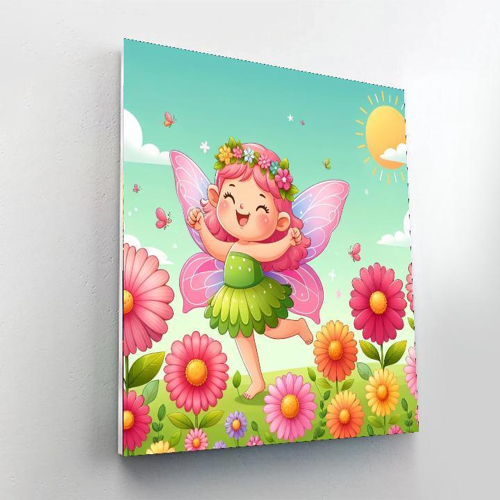 Whimsical Flower Fairy Paint By Numbers Kits