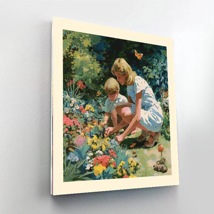 Mom’s Magical Garden Paint By Color