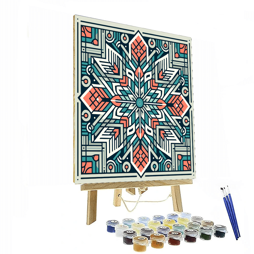 Infinite Geometric Patterns Numbered Painting Kits
