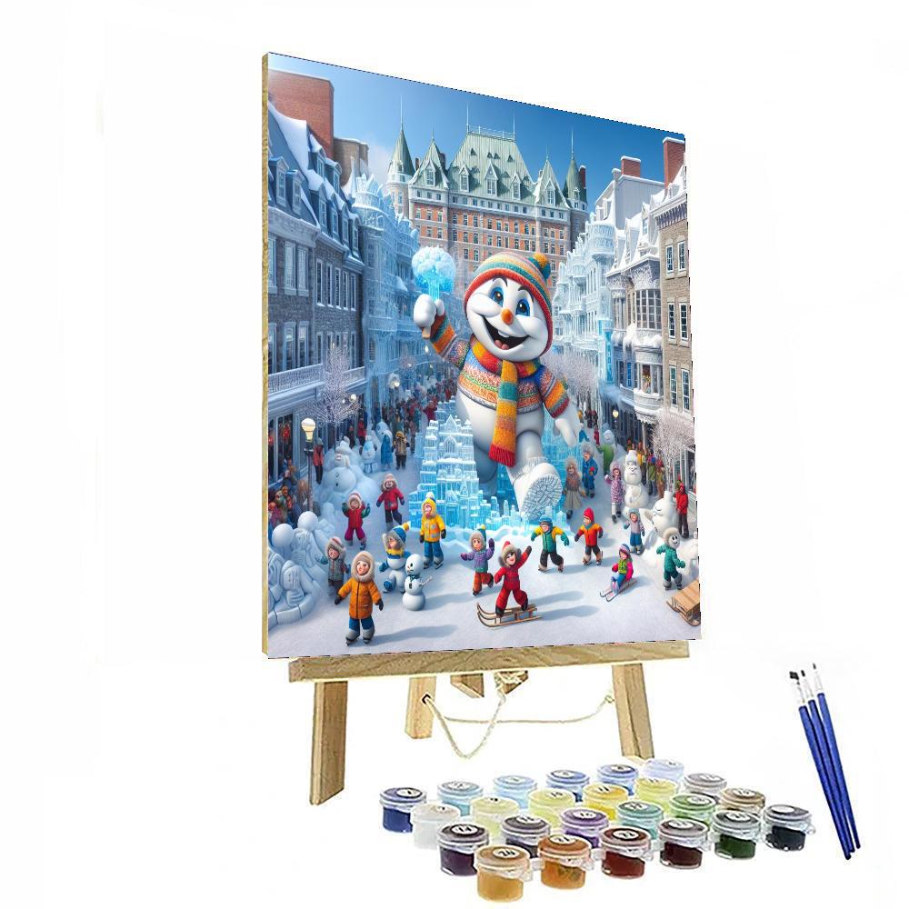 Winter Carnival - Québec, Canada DIY Paint By Numbers