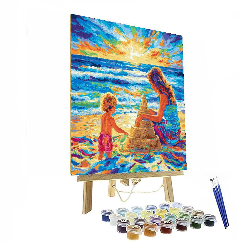 Building Sandcastles Together Paint By Color