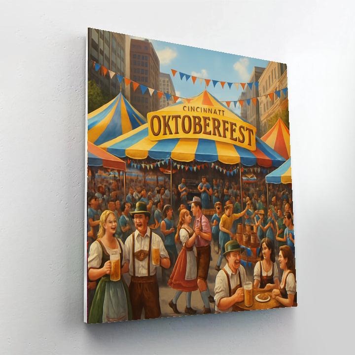 Cincinnati's Oktoberfest - United States DIY Paint By Numbers