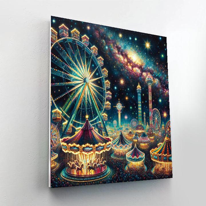 Vivid Carnival Whirl DIY Paint By Numbers