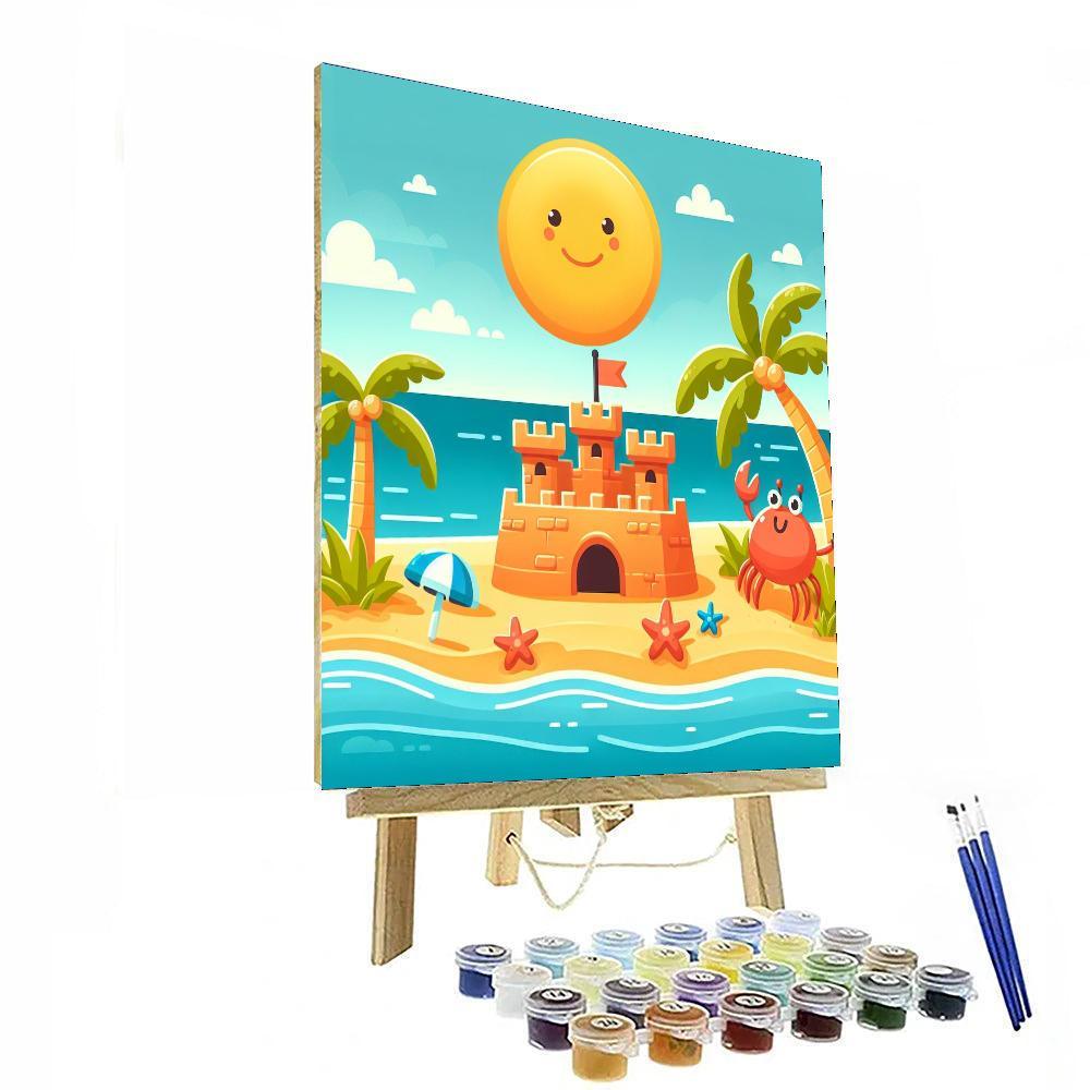 Tropical Beach Adventure Paint By Color