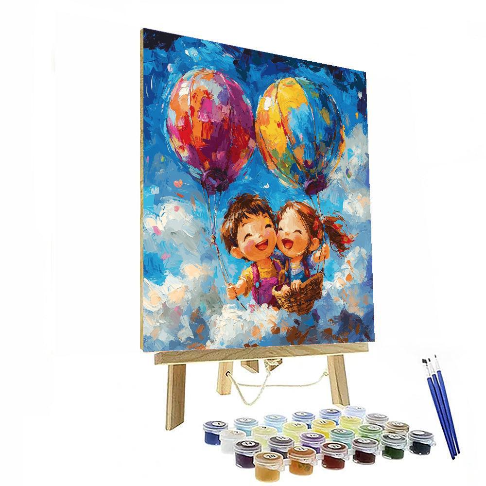 Mothers And Their Little Superheroes Paint By Number