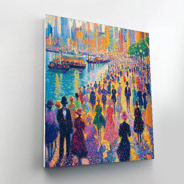 Georges Seurat Inspired Vivid Dreams  Numbered Painting Kits