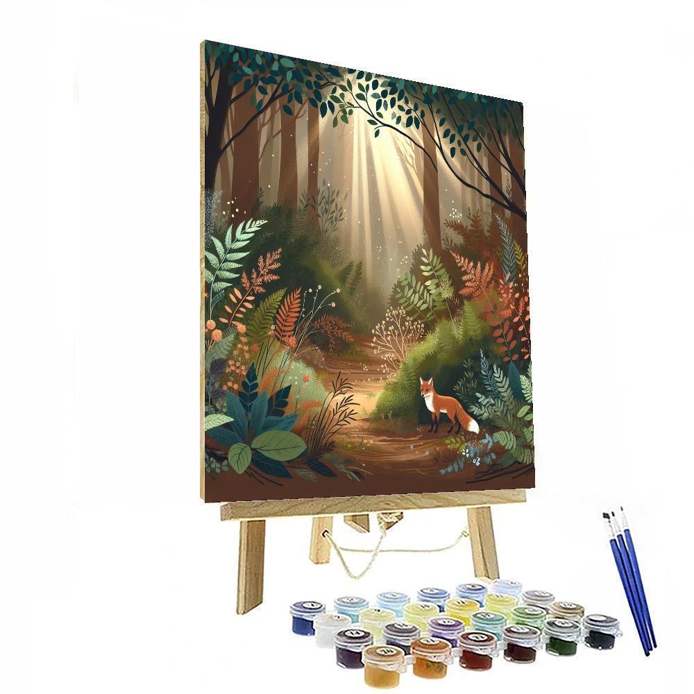 Fox's Woodland Wonder Numbered Painting Kits