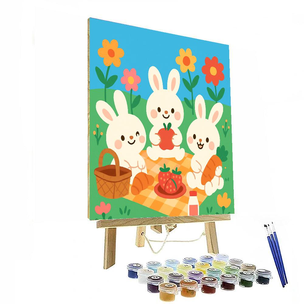 Busy Bunnies Painting By Numbers Kit