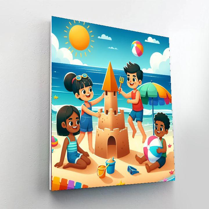 Adventure At The Ocean Shore Paint By Numbers