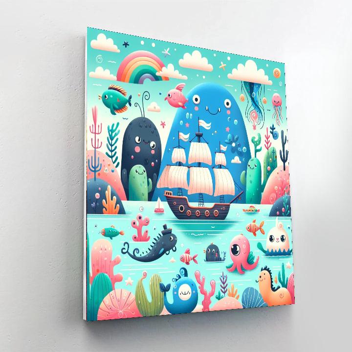 Ocean Fantasy Voyage Numbered Painting Kits