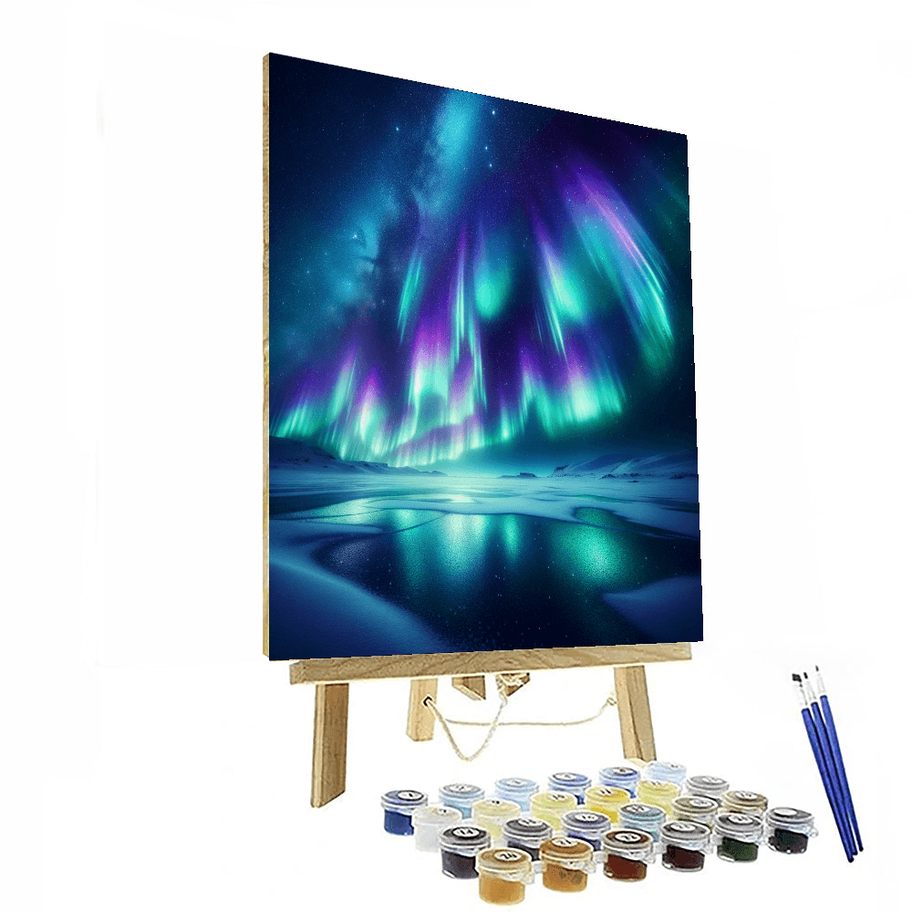 Magical Northern Lights Paint By Numbers Kits
