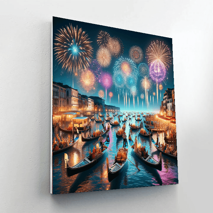 Festa Del Redentore - Venice Painting By Numbers Kit