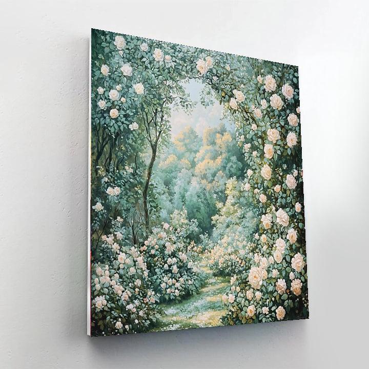 Raphael Inspired Raphael's Garden  Number Painting