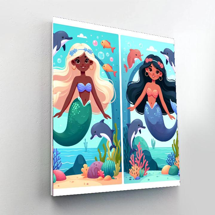 Mermaid Lagoon Mysteries Paint By Numbers